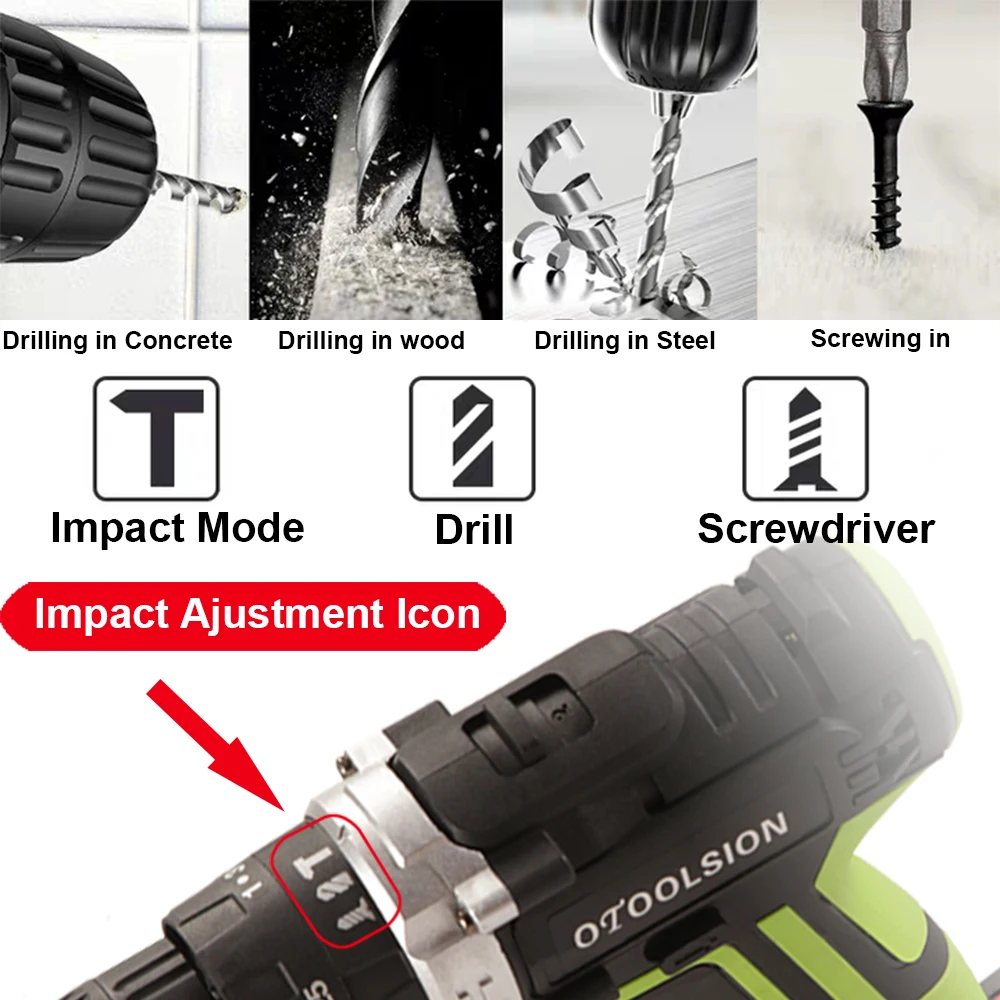 Новая ударная отвертка 25 В аккумуляторная Электроинструмент набор