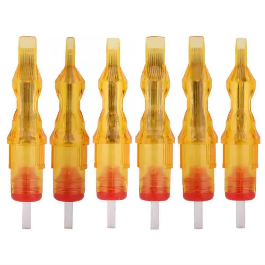 Piercing Needle 20Pcs of Set Disposable Eyebrow Tattoo Cartridge Needles Microblading RM Series | Красота и здоровье