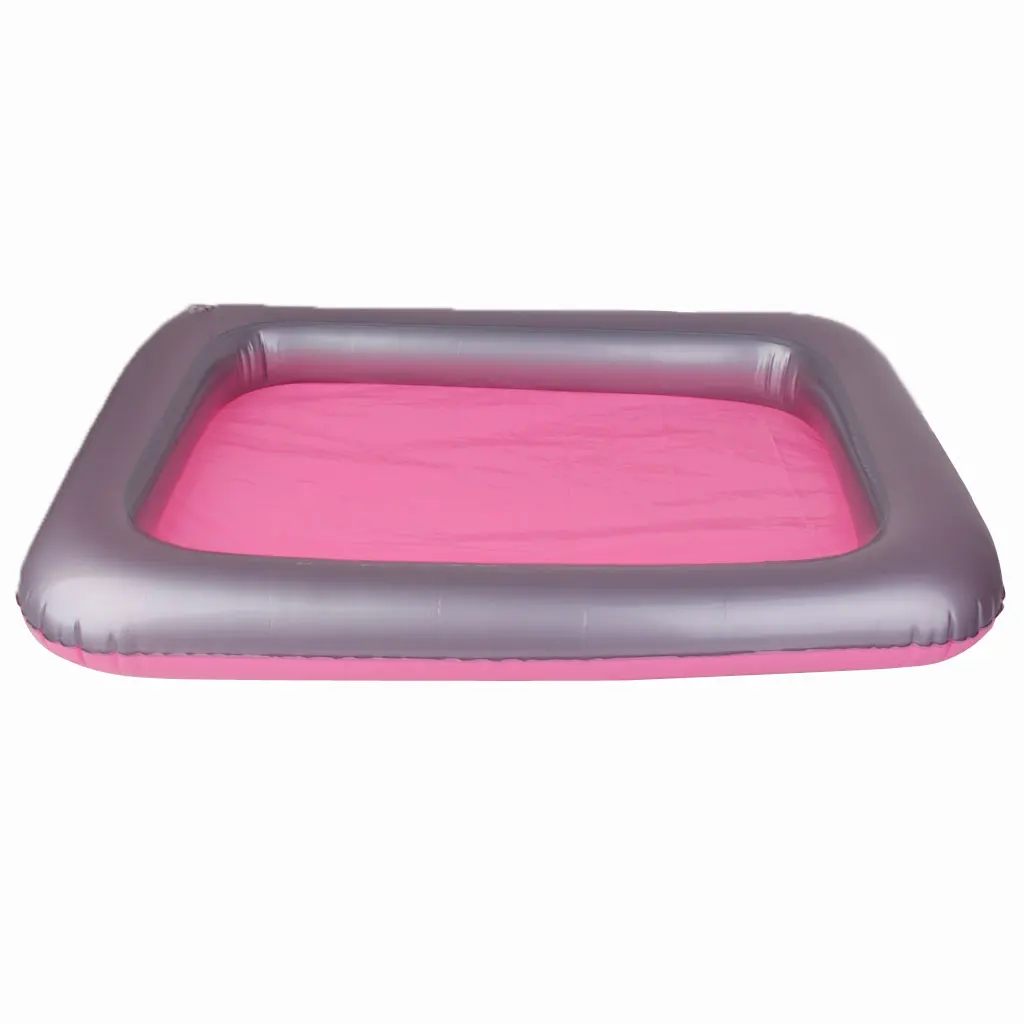 

1x Inflatable Play Tray 60x45 Cm Party Toys Beach Pool Funny Game Decoration