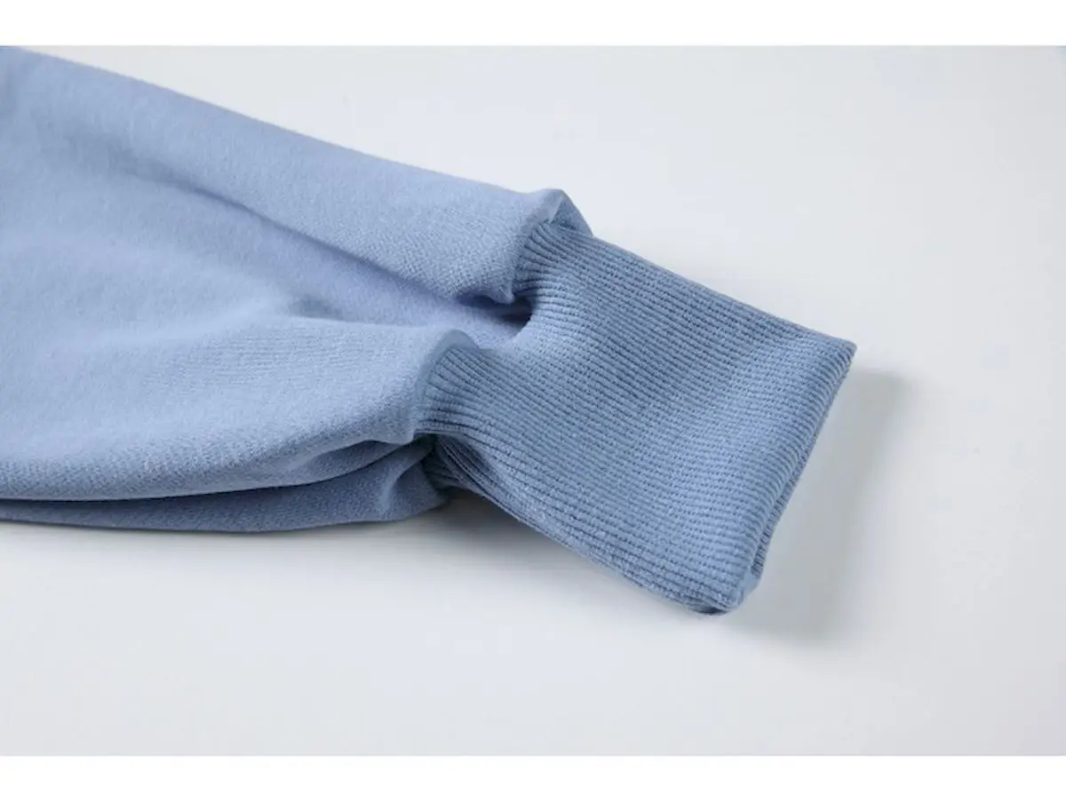 

New Street Top Female Loose Hoodie Womens Blouses Blue Cartoon Print Autumn And Winter