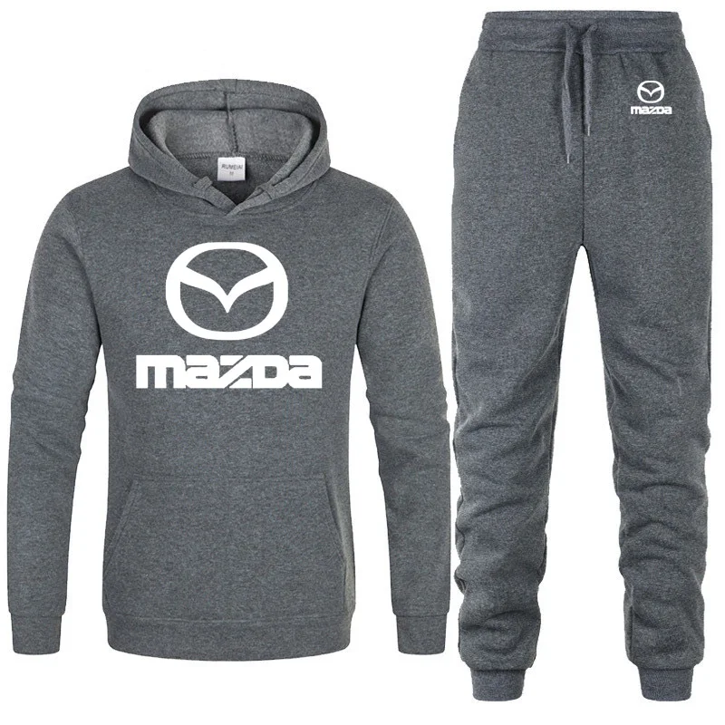 Новинка 2021 мужские толстовки с логотипом автомобиля Mazda Свитшот унисекс принтом