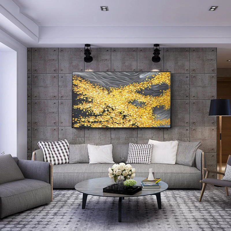 100% ручная роспись современная абстрактная масляная краска на холсте искусство