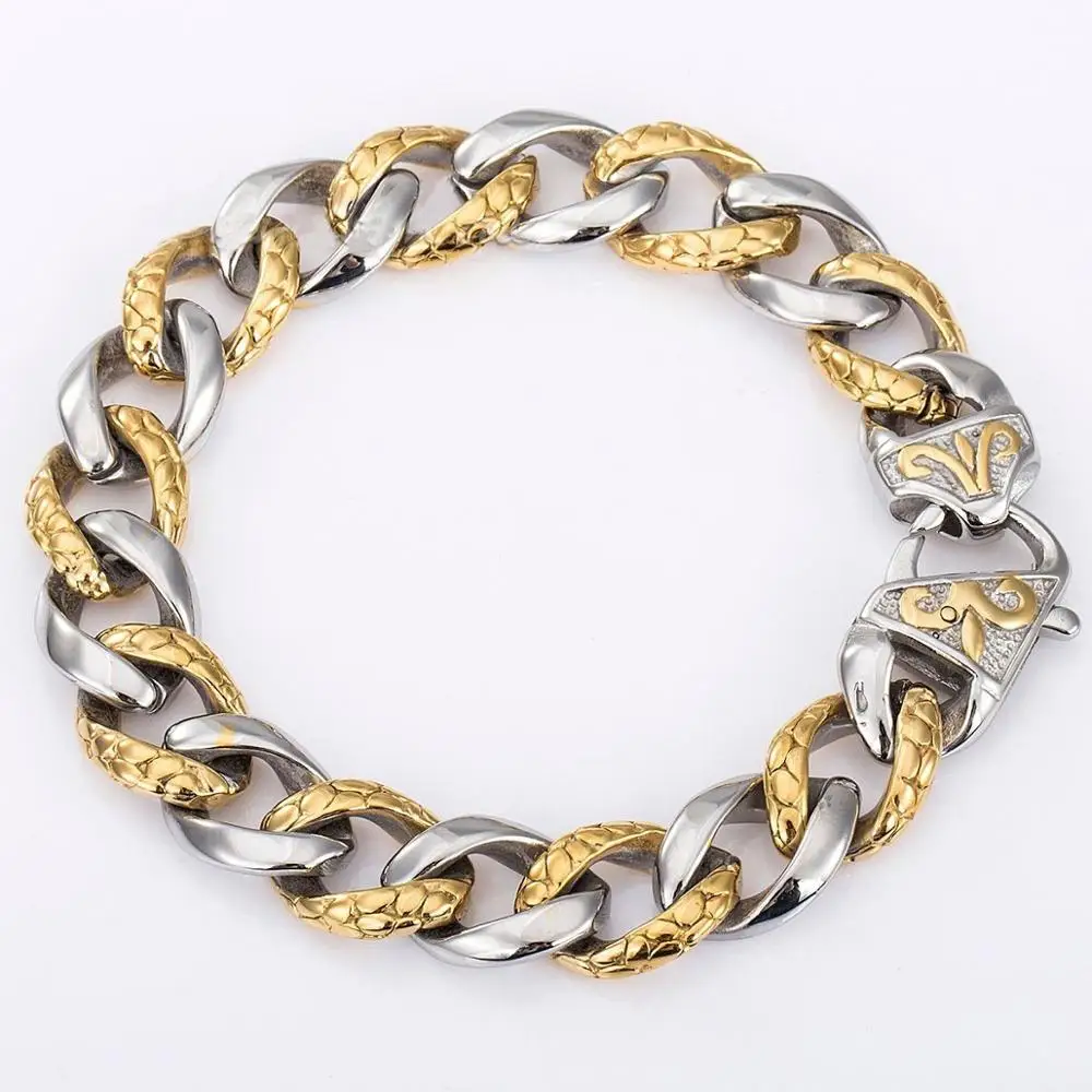 Браслет-цепочка унисекс из нержавеющей стали 316L очаровательное Ювелирное