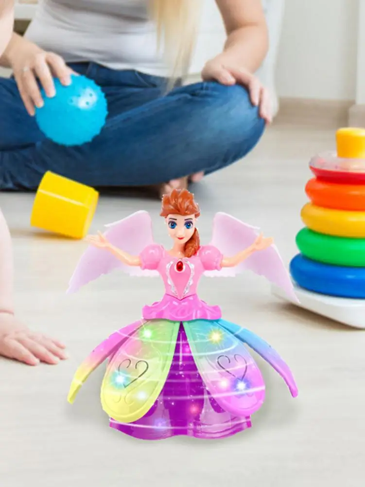 

Electric Dancing Female Dazzling Little Princess Robot Children's Toy Music Singing Singing HD Sound Quality ABS Material