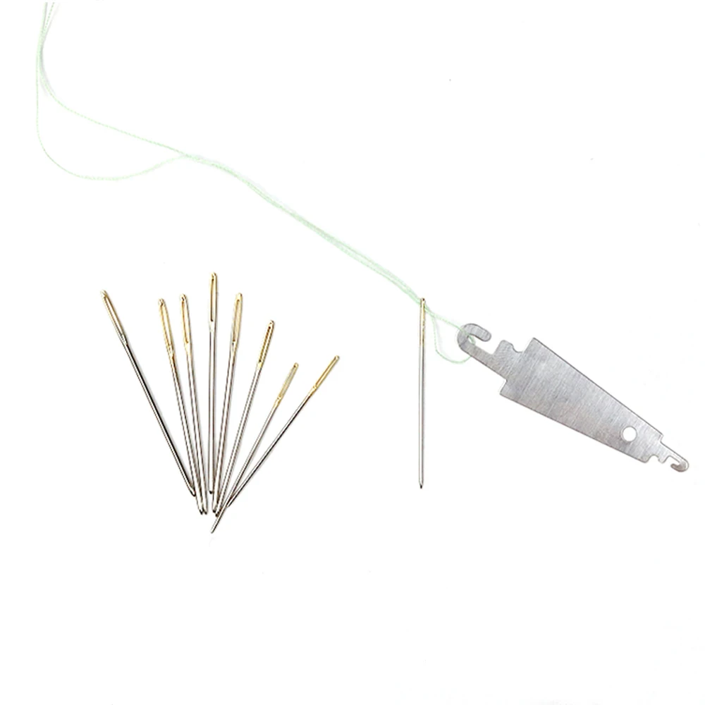 31 шт./компл. большой глаз иглы для швейной машины из нержавеющей стали вышивка DIY