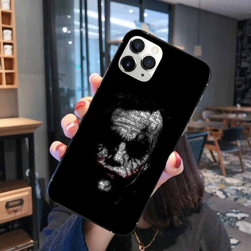 

Deadpool Joker Joaquin Phoenix Soft Phone Case For iPhone 12 mini 11 Pro Max 12Pro XS Max XR X SE20 6 6s 7 8Plus black soft case