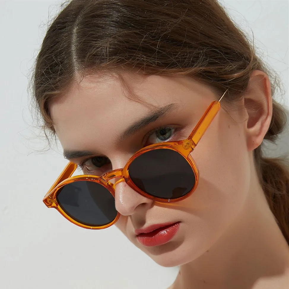2020 винтажные круглые классические солнцезащитные очки женские модные Роскошные