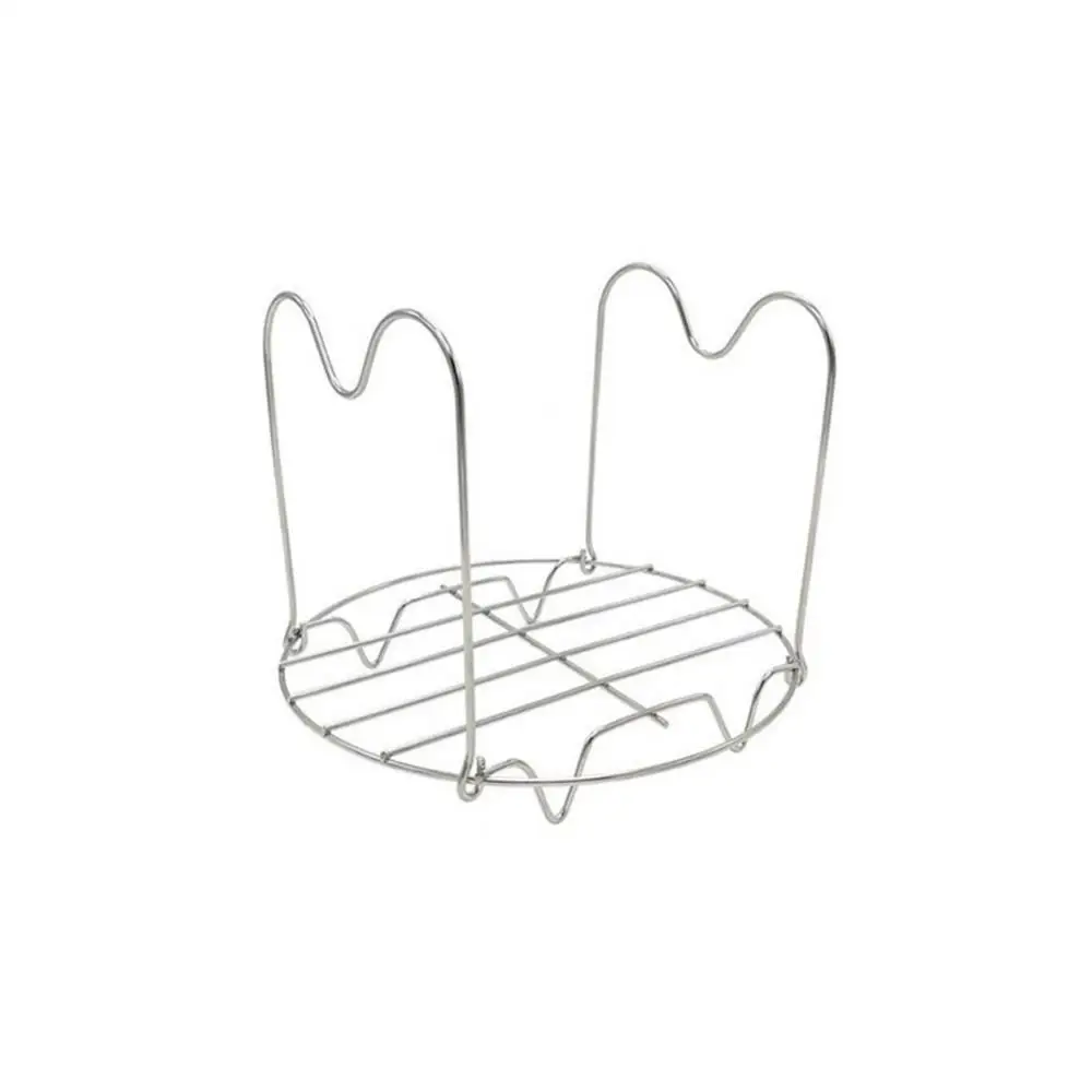 

Stainless steel round pot steam rack kitchen accessories stainless steel steam rack cooking rack suitable for fryers, sturdy, co