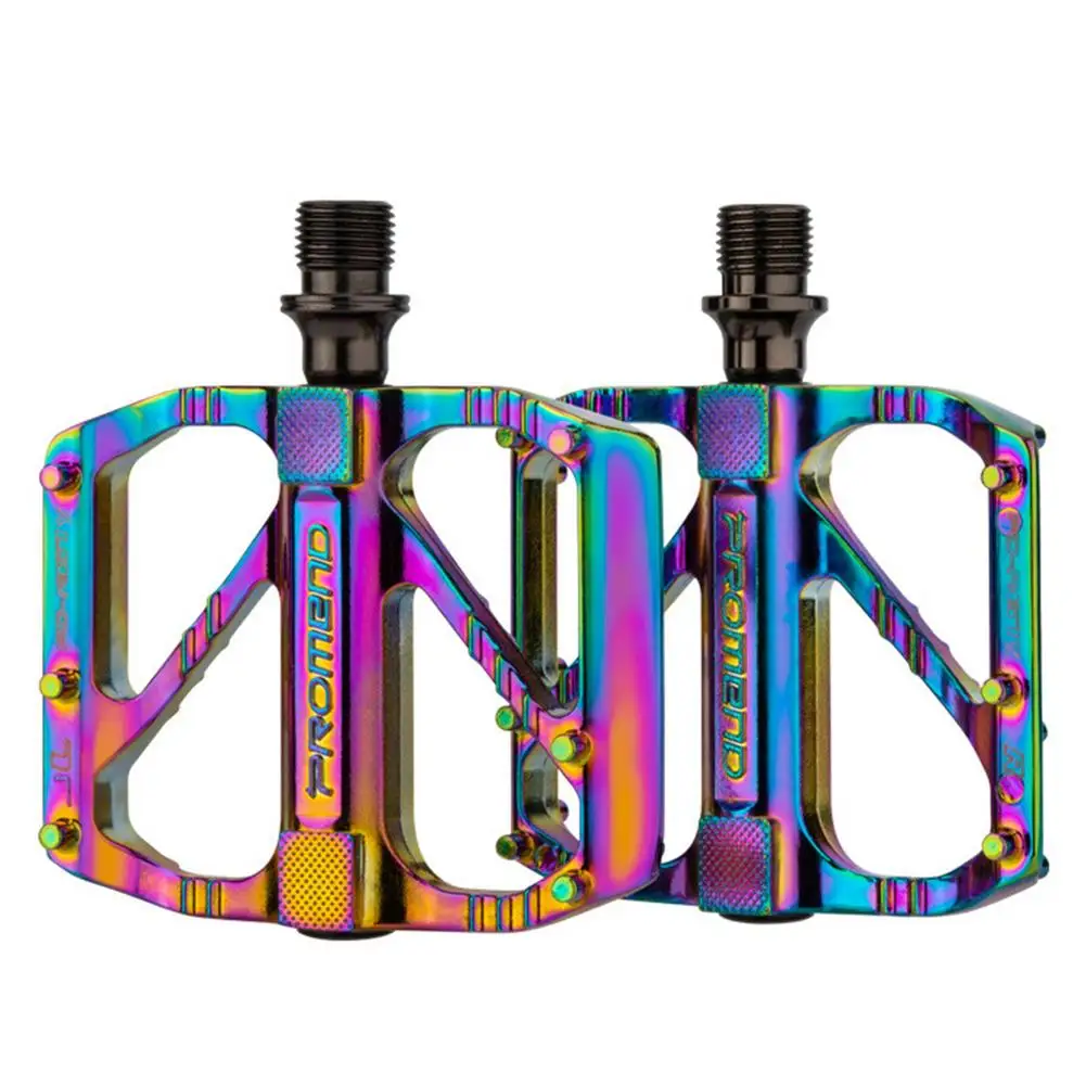 

Rainbow MTB Bike Pedal Aluminum Alloy Anti-Slip Platform 3 Bearing Colorful Pedals for BMX Mountain Bike Accessories