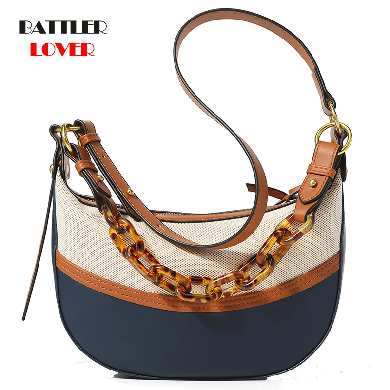 

Women Luxury Brand Shoulder Bags Classic Style Handbags For Female 2021 Acrylic Chains Crossbody Purses Lady Autumn Fashion Flap