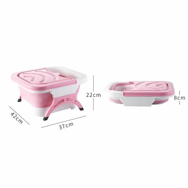 

Foldable Footbath Spa Massage Bucket Foot Bath Basin Health Care Washtub Portable Folding Footbath Creative Foot Tub Bathroom