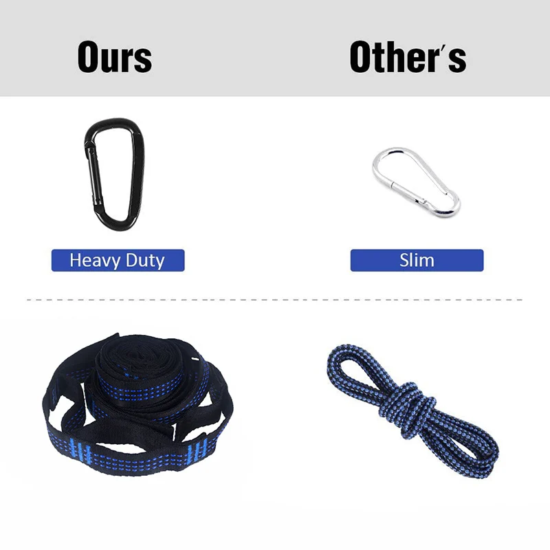 

Camping Hammock Double Single Lightweight Hammock with Hanging Ropes for Backpacking Hiking Travel Beach Garden