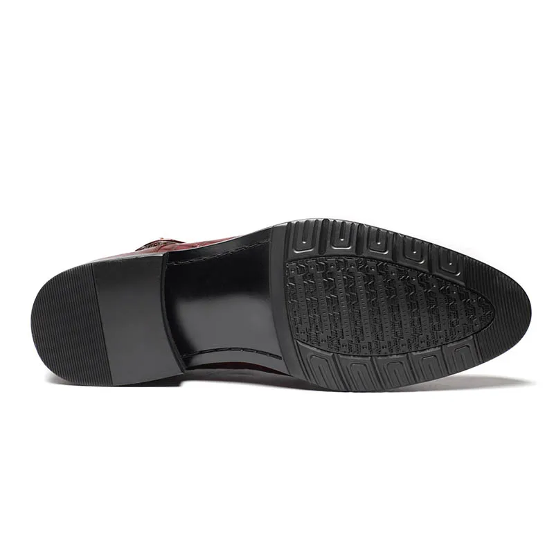 Cow Мужская в английском стиле из натуральной Стиль кожаные туфли на низком