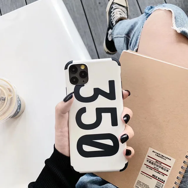 Для iPhone 11 Pro Max Пластиковые роскошные уличные сникерсы 350 700 белая коробка для