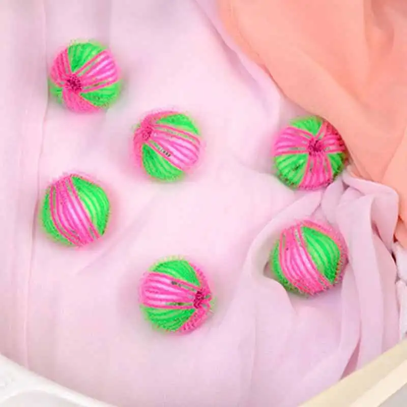 

6Pcs Reusable Washing Ball Magic Hair Removal Laundry Ball Decontamination Clothes Personal Care Balls Cleaning Ball