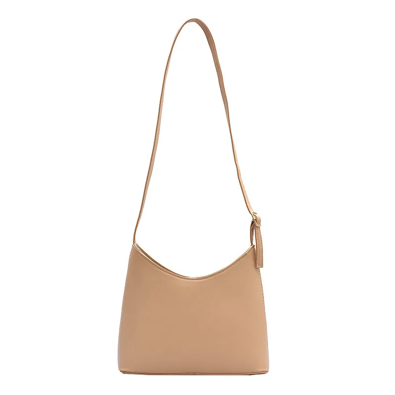 

Foreign style texture bucket bag new women's bag fashion net red ins shoulder messenger bag