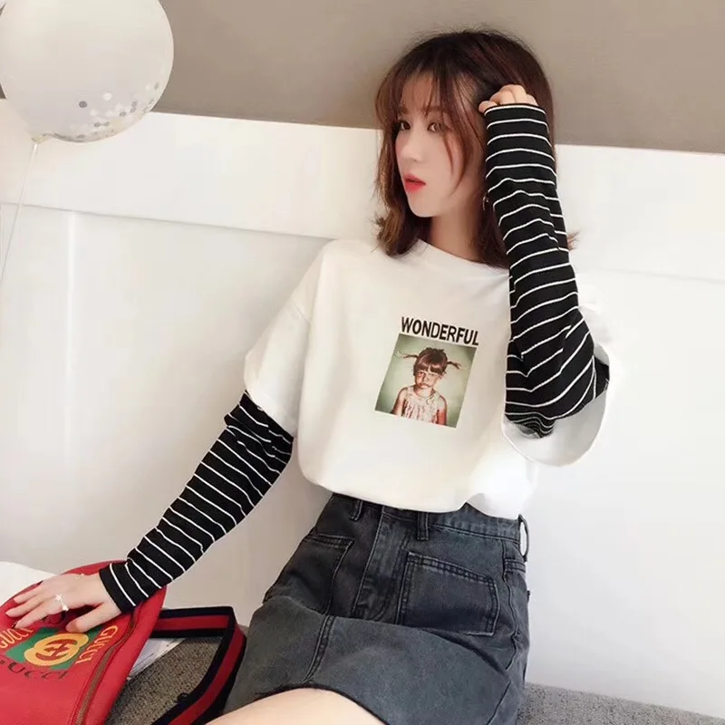 Новое поступление 2018 Весенняя женская обувь с принтом из мультфильмов худи