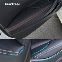 for nissan qashqai j11 2016 2017 2018 2019 2020 accessories car interior door panel armrest microfiber leather cover trim 4pcs