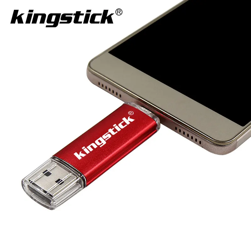 OTG USB флэш-накопитель 32 ГБ 16 8 металлическая карта памяти Гб 64 128 usb флэш-диск