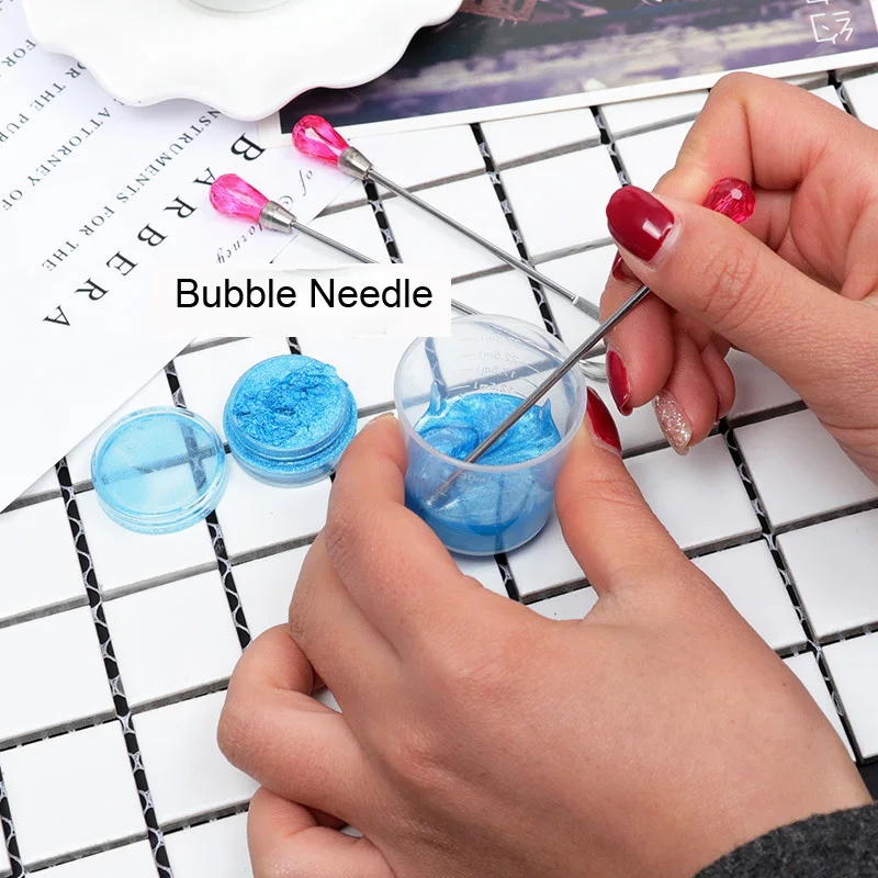 

Popular3PCPCS/SET Length Of 10cm Bubble Needle Powder Spoon Stir Stick Bar Jewelry Making Tool Set