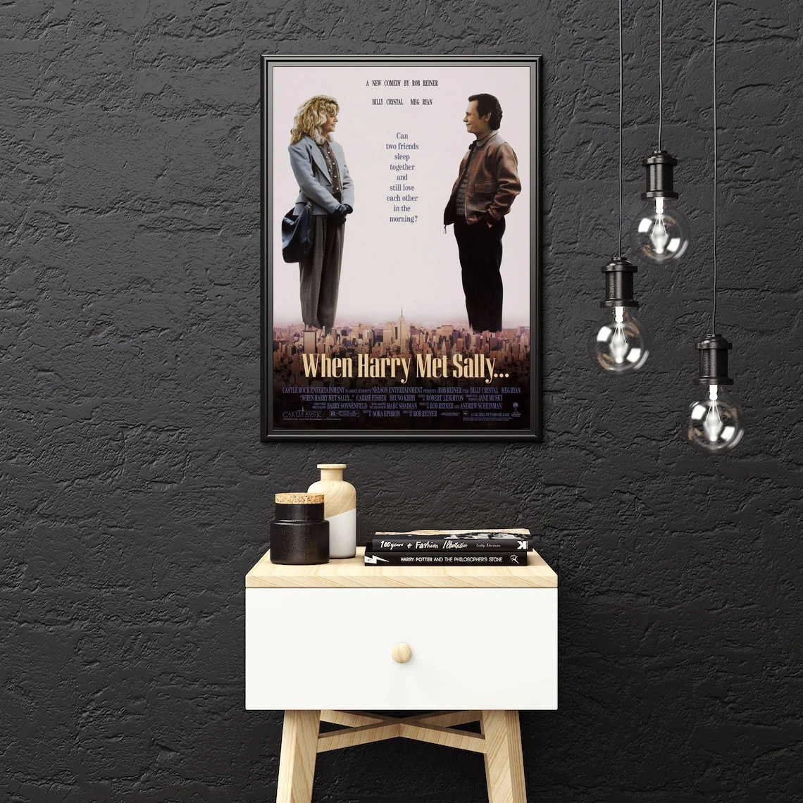When Harry Met Sally Movie Poster Classic Vintage Wall Painting Art Decorate Cover Promotion Canvas | Дом и сад