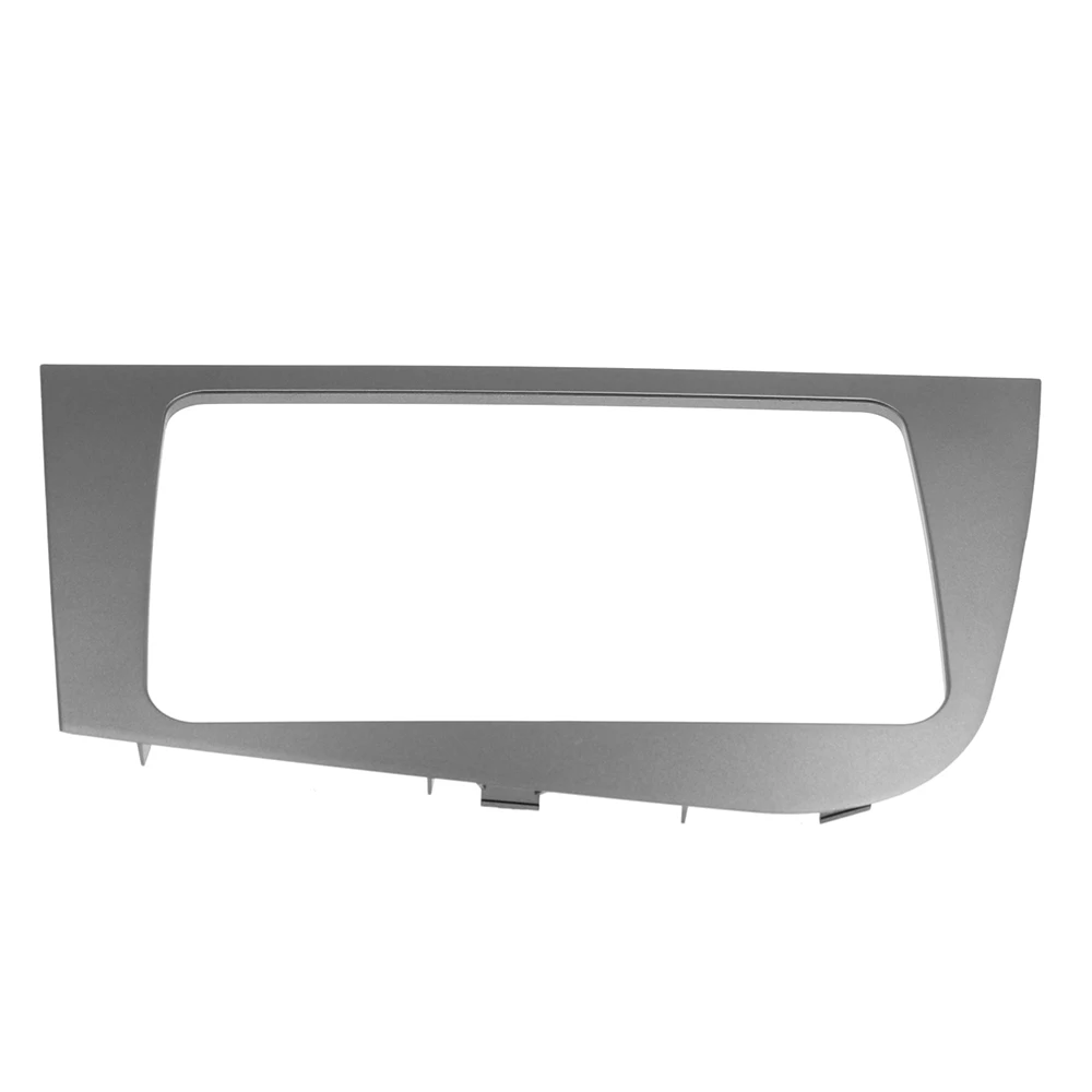 Doppelte 2-Din-Blende für Seat Leon LHD Radio GPS Stereo Radio Panel Dash Montage Installation Trim Kit Gesichtsrahmen Lünette – Detail 6