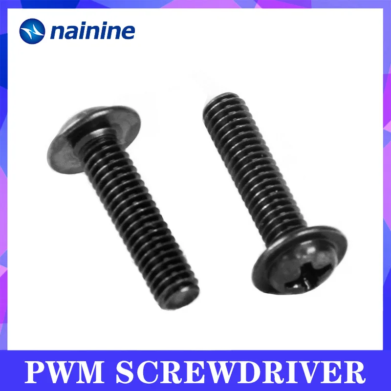 PWM [M2 M6] DIN967 черные винты с подкладкой направляющий компьютерный чехол шасси