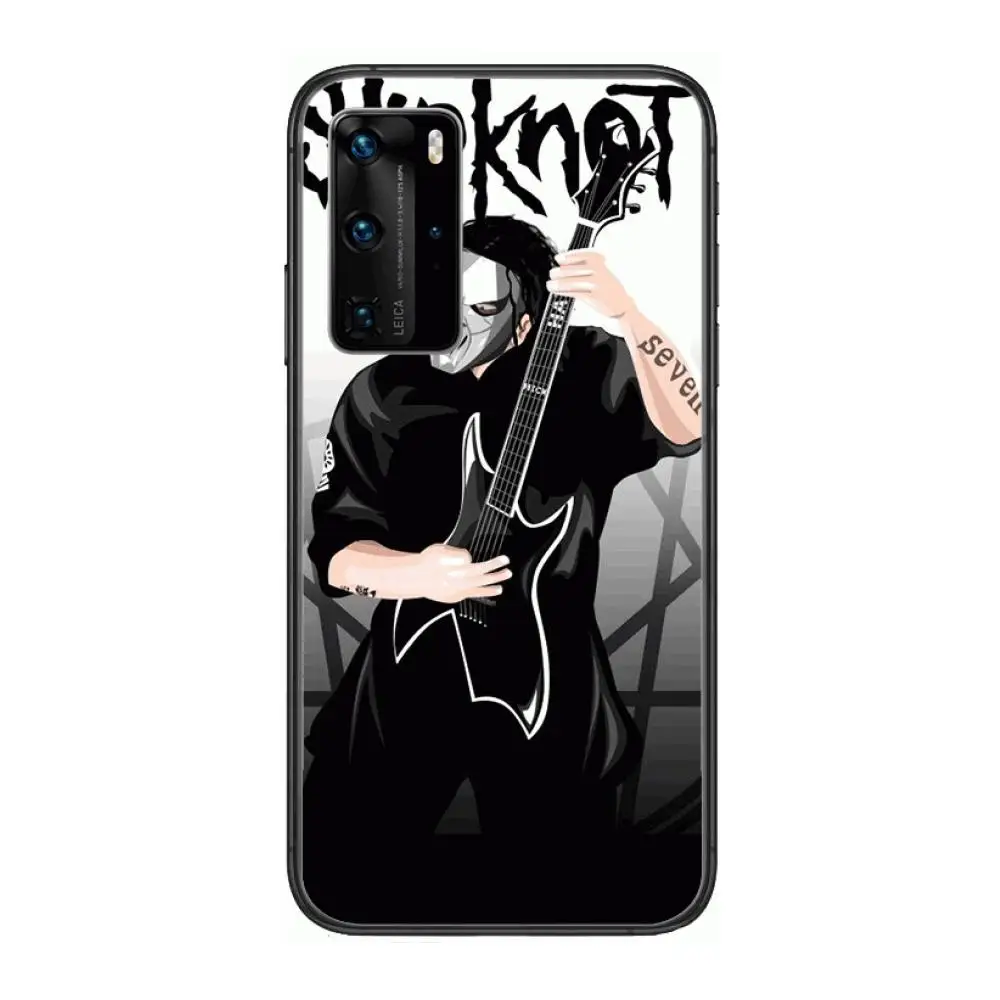 

Popular metal slipknot Phone Case For Huawei P 40 30 20 10 9 8 Lite E Pro Plus Black Etui Coque Painting Hoesjes comic fashion