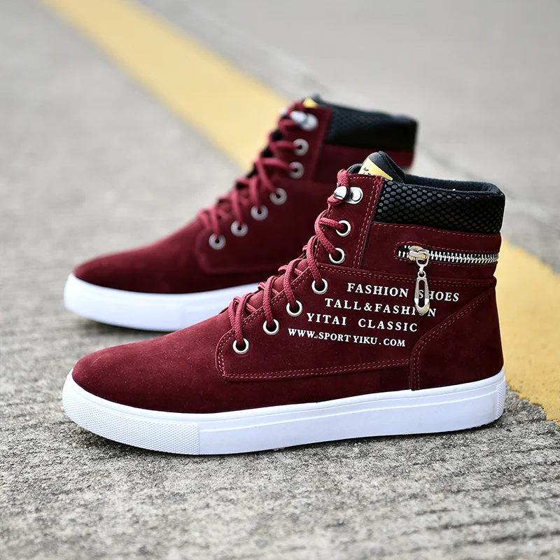 

Ankle Boots Men Snow Boots Winter Warm Lace-up Men Shoes 2021 New Fashion Flock Plush Winter Boots Men Shoe Plus Size 38-47