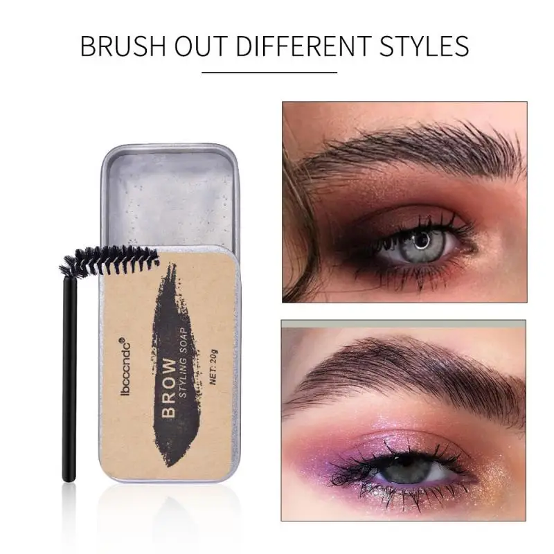 

Brows Makeup Balm Styling Brows Soap Kit Lasting Eyebrow Setting Gel Waterproof Eyebrow Tint Pomade Eye Cosmetics TSLM1