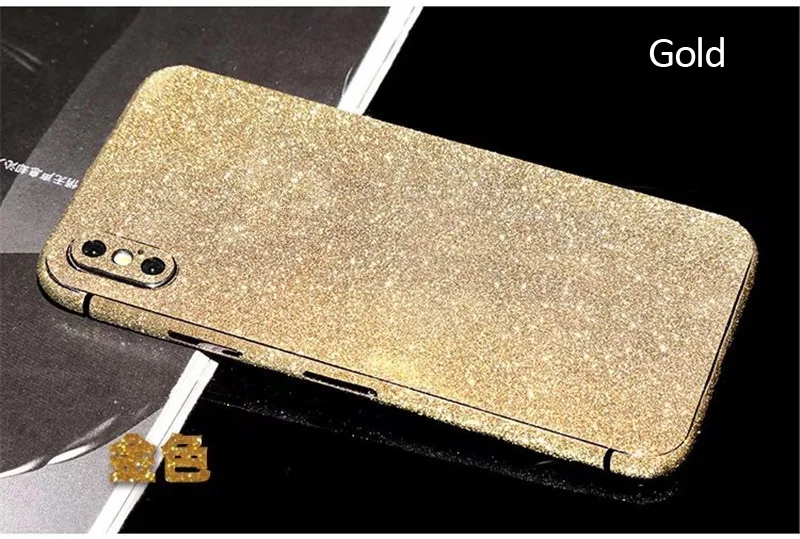 Блестящая наклейка для телефона iPhone 11 Pro XS Max, Защитная пленка для всего тела, наклейка для iPhone X XR 8 7 6 Plus 5S