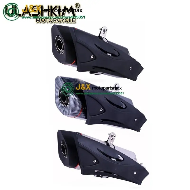 

SH125 Motorcycle Exhaust Slip-On Full System Modified Front Middle Link Pipe Muffler With Stciker For Honda SH150 SH150I sh125i
