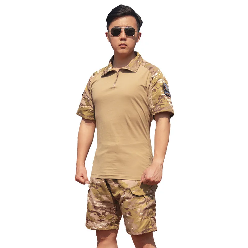

Men Special Forces Combat Outdoor Costume Kids Adult Military Tactical Training Uniform High Quality Set Camouflage Top Pants