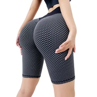 hot tiktok seamless shorts scrunch pants textured anti cellulite leggings gym shorts black grey shorts