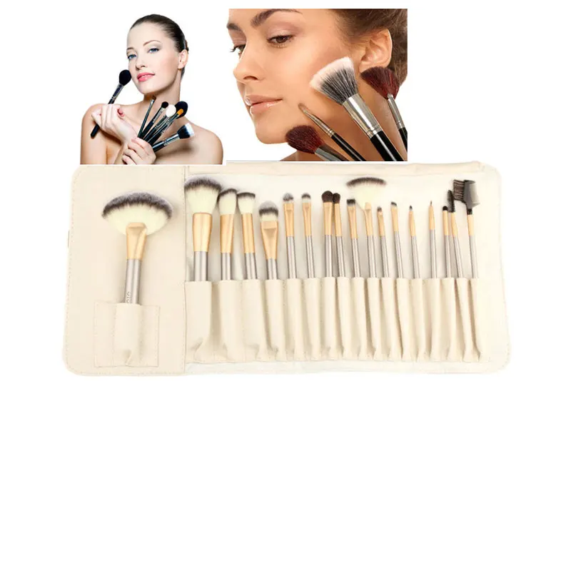 

Eyeliner and mas12/18/24 Pieces of Professional Makeup Brush Set High Quality Facial Blending Brush Set Lady Facial Makeup Tools