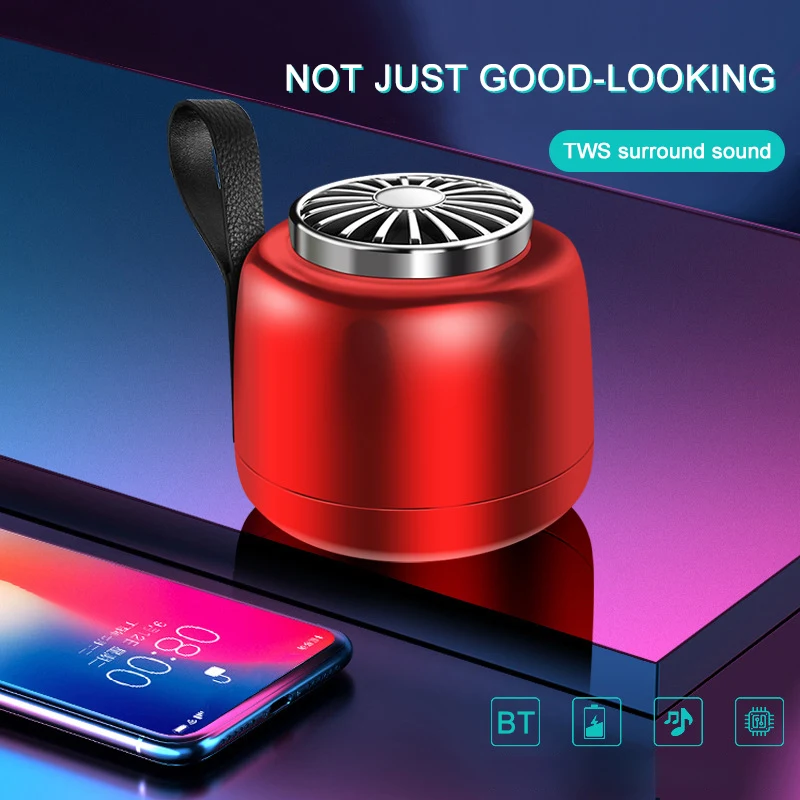 Беспроводной Bluetooth динамик TWS Smart велосипедный аудио мини водонепроницаемый