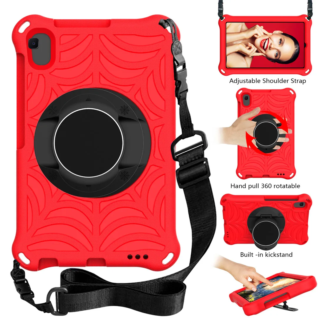 

Case For Samsung Galaxy Tab A 8.4 2020 SM-T307 Tablet Kids Safe Shockproof EVA Hand-held Strap Stand Cover