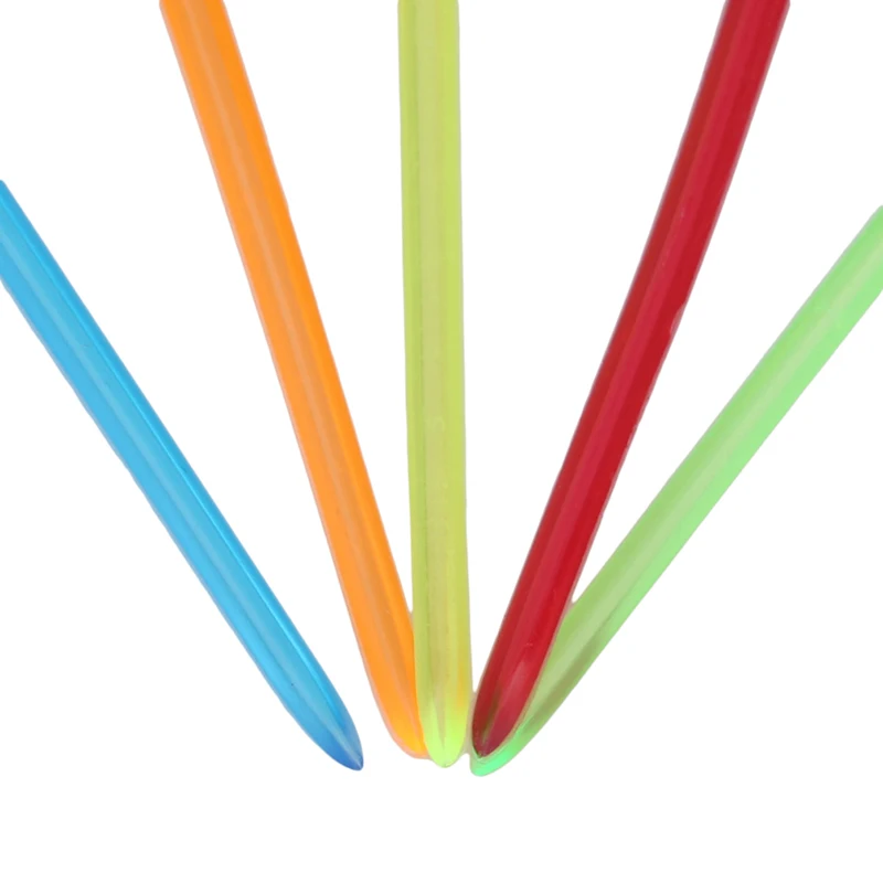 

100pcs Mixed Color Plastic Epee Buffet Sticks For Fruits Cocktail Snack Food Forks Tableware Barware Kitchen Accessories