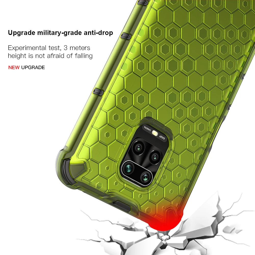KEYSION Shockproof Case for Redmi Note 9S 9 Pro 8 Pro 9A 9C 8T 7 K20 Phone Cover for Xiaomi Mi 10T Pro A3 POCO X3 NFC F2 Pro M3