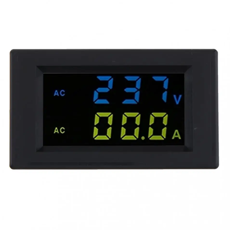 High Precision D85-2042A AC 80-500V 100A Dual Display LED Volt Amp Meter with Current Transformer | Инструменты