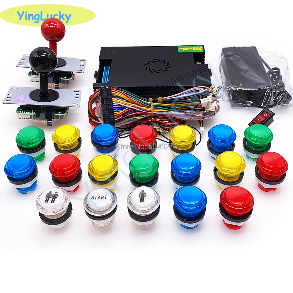 Бесплатная доставка 2 игрока оригинальный комплект Pandora Box DX 3000 джойстик Sanwa