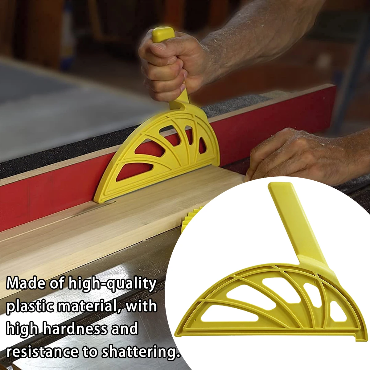 

1Pc Spiral Featherboard Plastic Adjustable Feather Boards Portable Woodworking Tools for Table Saws Router Tables Band Saws