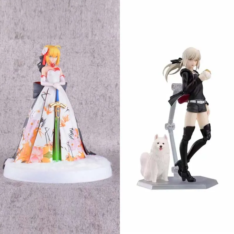 

Fate Stay Night Saber Kimono Dress Ver. PVC Action Figure Collectible Model Toy Fate/Grand Order Figma 418 Anime Toys Figure