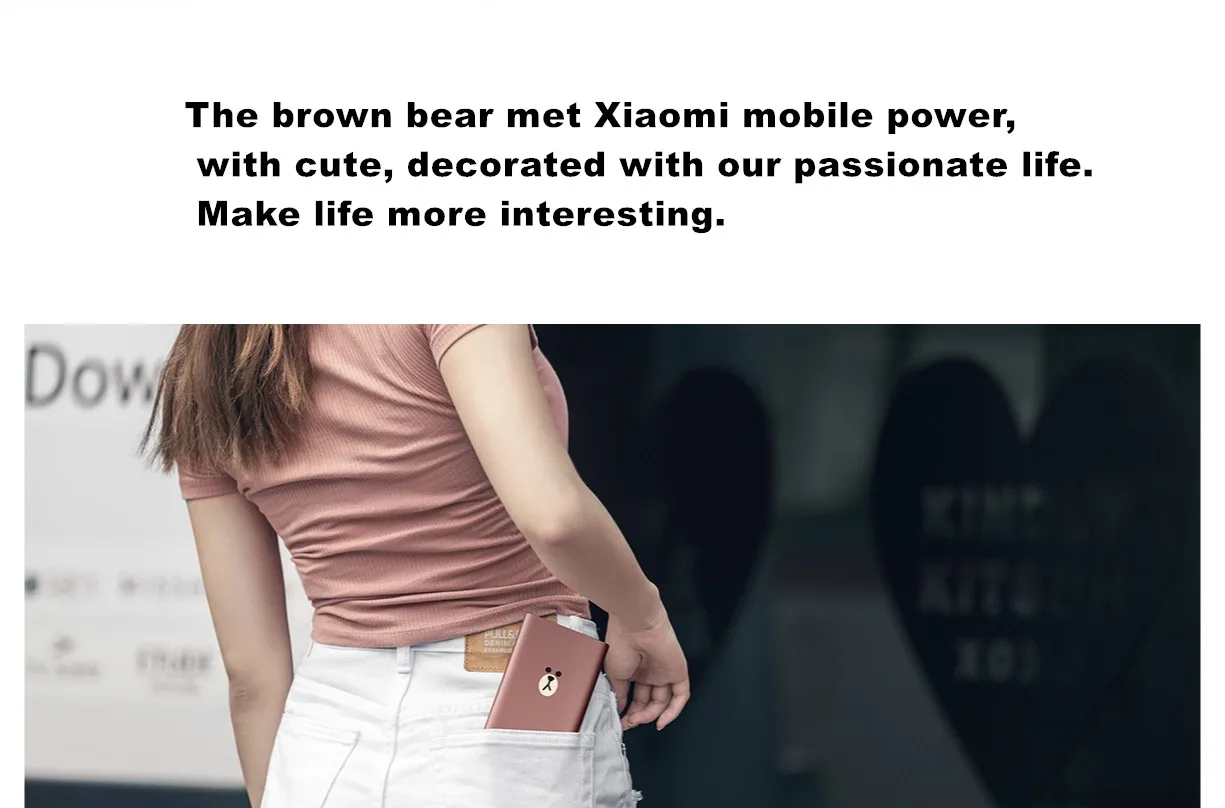 Xiaomi внешний аккумулятор коричневый медведь Ограниченная серия 10000 мАч 18 Вт Быстрая зарядка портативное зарядное устройство