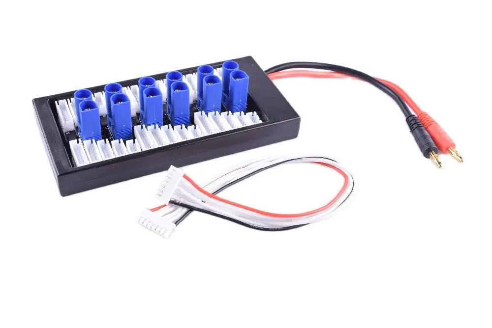 Параллельная зарядная плата 2S-6S для Lipos с разъемами EC5 аксессуаров RC | Игрушки и