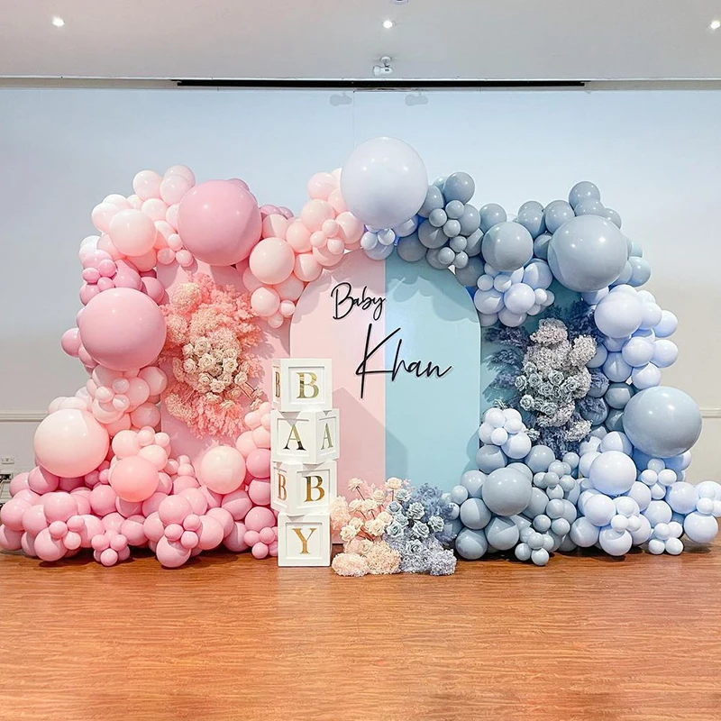 

211pcs Sweet Macaron Pastel Color Matte Latex Balloons Set Garden Arch Kit Decorate for Baby Shower Birthday Party Decoration