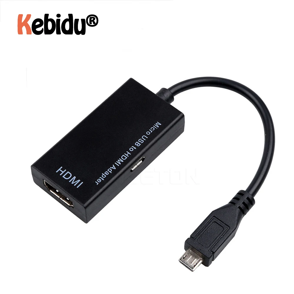 Адаптер Kebidu Micro USB к HDMI совместимый 1080P HD кабель штырь гнездо для MHL устройства HDTV