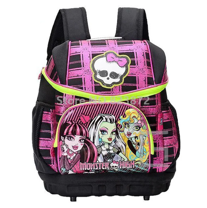 3D Cartoon Monster High Backpack Children School Bags for Girls Schoolbag Orthopedic School Backpacks Kids Bag Rucksacks