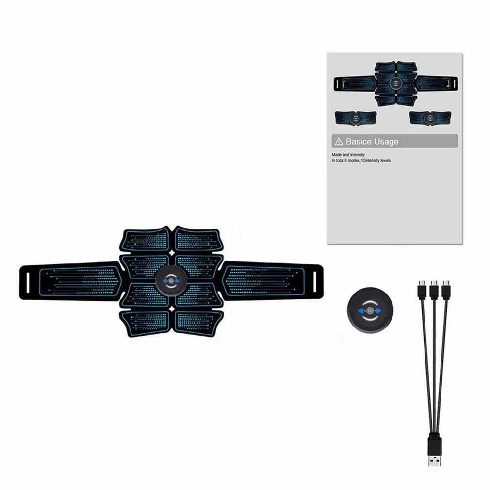 

Sports Entertainment Vibration Belt Machine Ab Trainer EMS Abdominal Muscle Stimulator Toner Fitness Training Gear Home Gym Belt