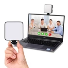 Светильник для видеоконференции двухцветный 2500K6500K перезаряжаемый светодиодный светильник для видео с зажимом для ноутбука, компьютера, веб-камеры